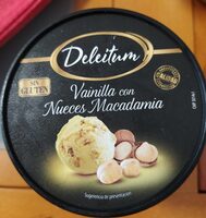 Helado vainilla y macadamia