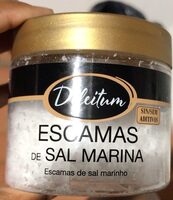 Escamas de sal marina