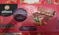 Turrón chocolate con almendra