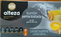 Turrón yema tostada
