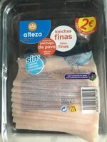 Fiambre de pechuga de pavo lonchas finas