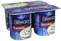 Yogur griego stracciatella