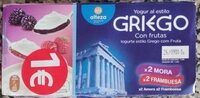 Yogurt griego con frutas