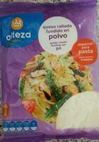 Queso rallado fundido en polvo