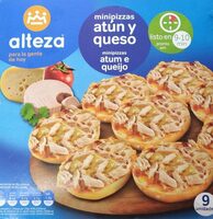 Minipizzas Atún y queso