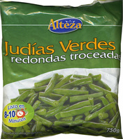 Judías verdes redondas troceadas congeladas "Alteza"