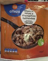 Salteado de setas y champiñón cultivado