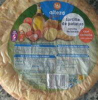 Tortilla de patatas con cebolla