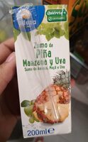 Zumo de piña manzana y uva