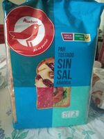 Pan tostado sin sal añadida