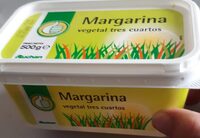 Margarina vegetal tres cuartos