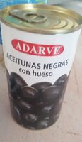 Aceitunas negras con hueso