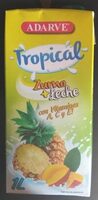 Zumo + leche tropical