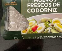 Huevos frescos de codorniz