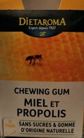 Chewing gum miel et propolis
