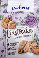 Ciasteczka z lawendą i borówkami
