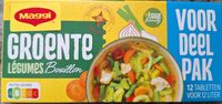Groente Légumes Boullion VOORDEELPAK 12 TABLETTEN VOOR 12 LITER