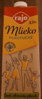 Mlieko plnotučné