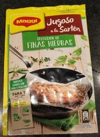 Jugoso a la Sartén.  Selección de finas hierbas.