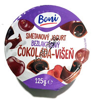 Smetanový jogurt bezlaktózový čokoláda-višeň