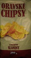 Oravské chipsy s príchuťou slaniny
