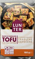 Baked and marinated tofu