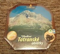 Tradičné Tatranské oblátky plnené krémovou náplňou (čokoládové)