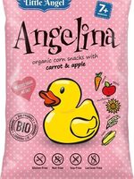 Little Angel Organic Corn Snacks With Carrot & Apple 60G