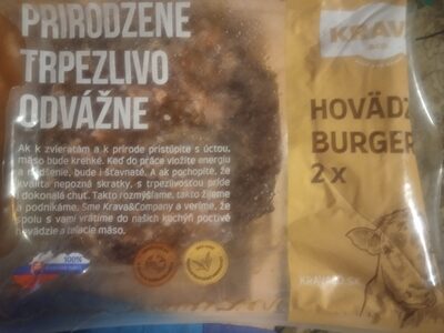 Beef burger 2x by krava & co.