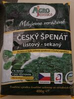 Český Špenát Listový Sekaný