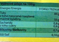 České máslo 84%