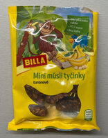 Mini musli tyčinky banánové