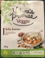 Tofu korma s jasmínovou rýží