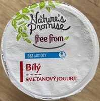 Bílý smetanový jogurt