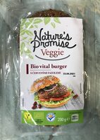 Bio vital burger s červenými fazolemi