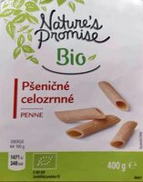 Penne pšeničné celozrnné