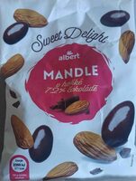 Mandle v hořké 72% čokoládě