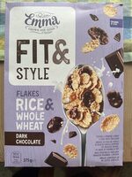 Rice & Whole Wheat Flakes - Dark Chocolate