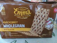 Emma Wholegrain rye classic crackers