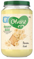 Olvarit 8+ Maanden Banaan Koek 200g