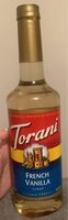 French vanilla syrup