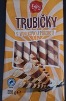 Trubičky s vanilkovou příchutí