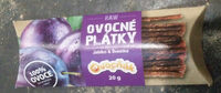 RAW ovocné plátky jablko a švestka