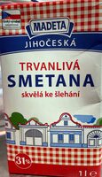 Trvanlivá smetana skvělá ke šlehání