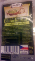 Blaťácké zlato se zeleným pepřem