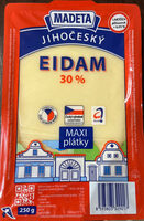 Jihočeský Eidam 30% maxi plátky