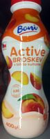 Jogurtový nápoj active broskev