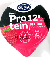 High protein malina v řeckém jogurtu