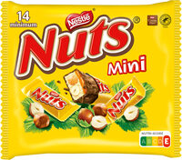 NUTS MINI barre chocolatée Sachet 332g