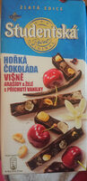 Studentská pečeť hořká čokoláda arašídy a želé s příchutí vanilky